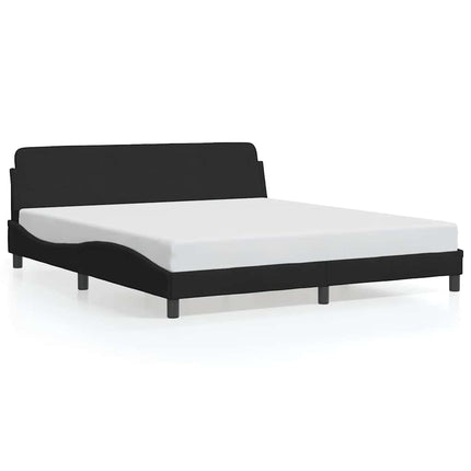 sengeramme Dover 152x203 cm kunstlæder sort