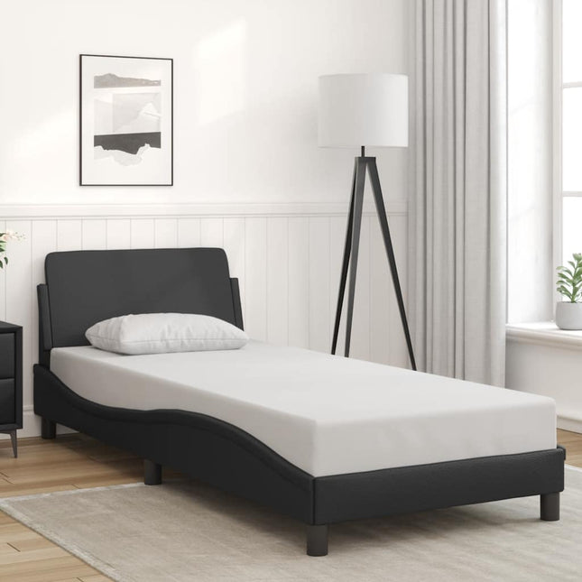 sengestel Dover sort 90x190 cm kunstlæder