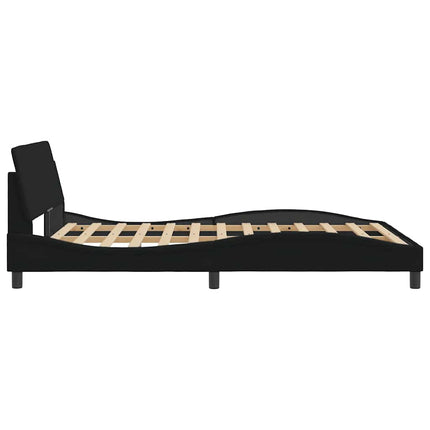 sengestel Dover sort 135x190 cm stof