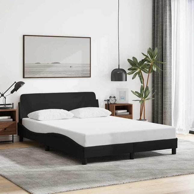 sengestel Dover sort 135x190 cm stof