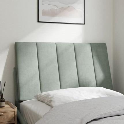 gavlpude Hanko 80 cm velour lysegrå