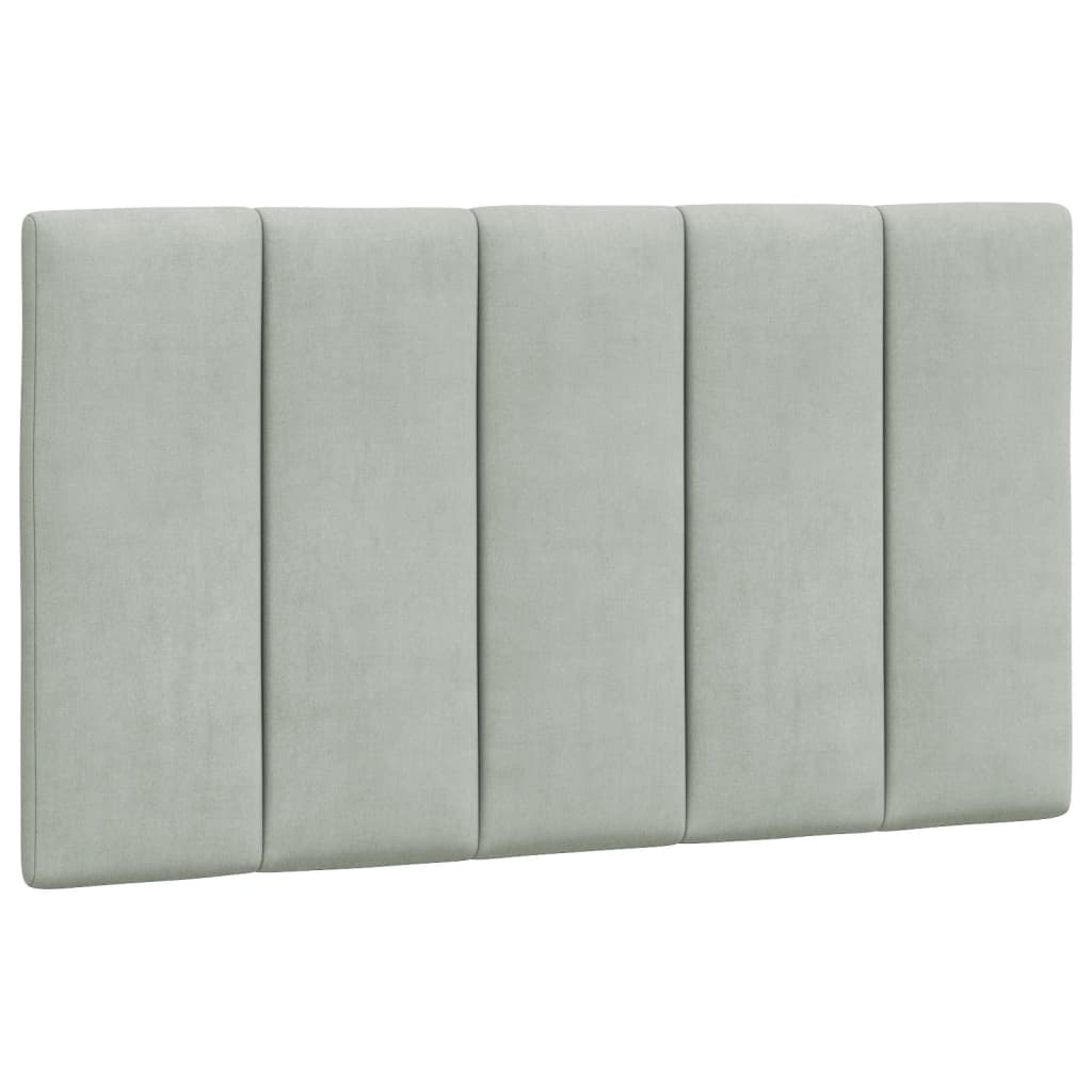 gavlpude Hanko 90 cm velour lysegrå