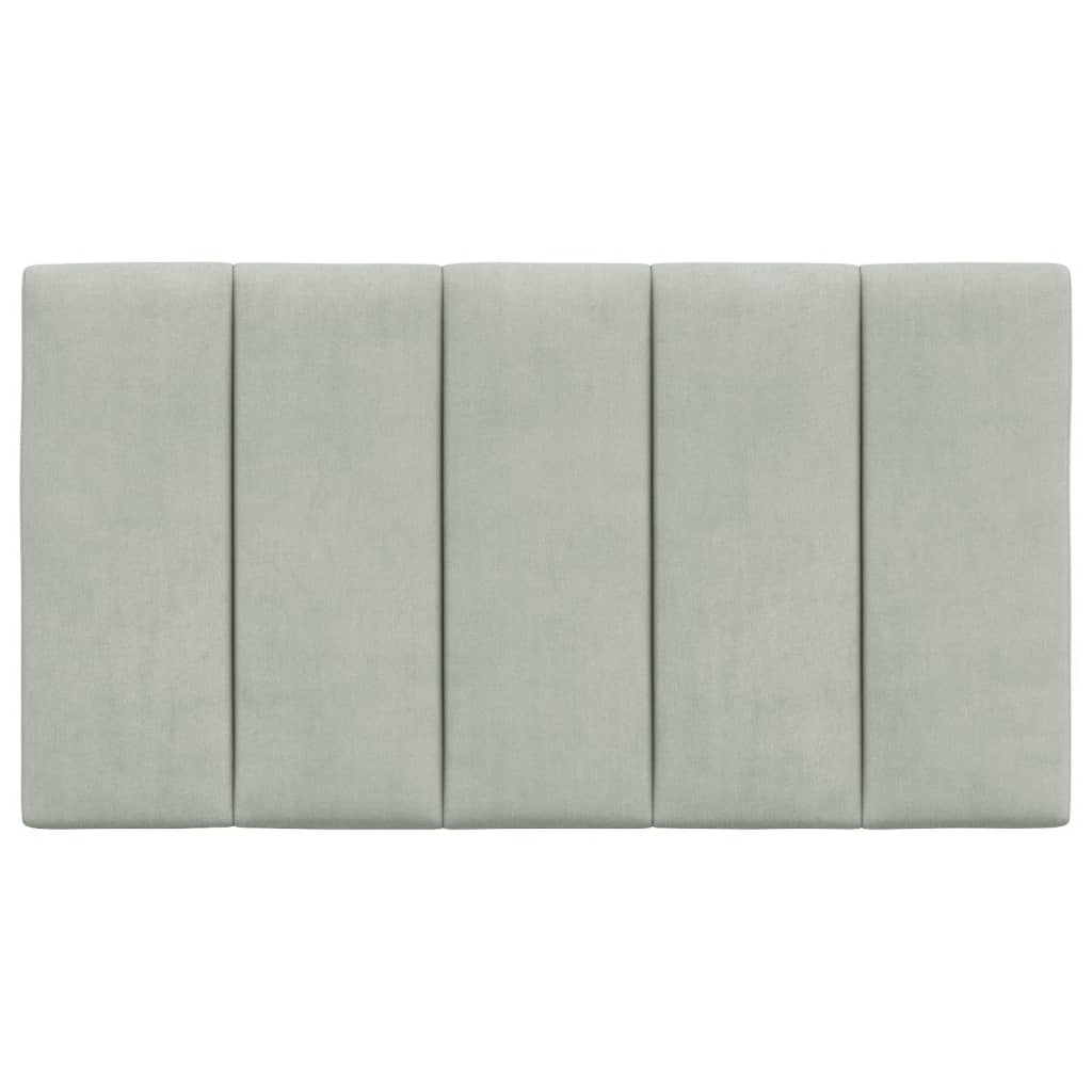 gavlpude Hanko 90 cm velour lysegrå