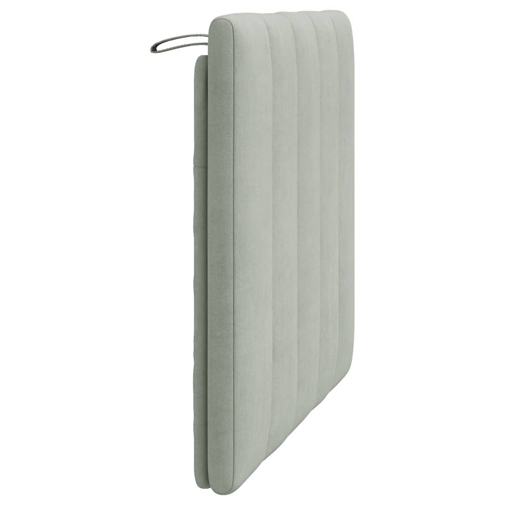 gavlpude Hanko 90 cm velour lysegrå