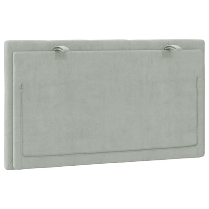 gavlpude Hanko 90 cm velour lysegrå