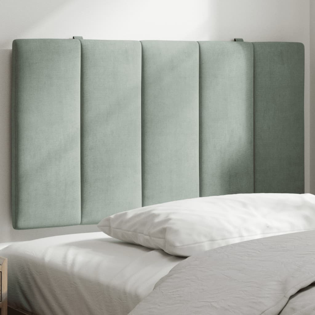 gavlpude Hanko 90 cm velour lysegrå