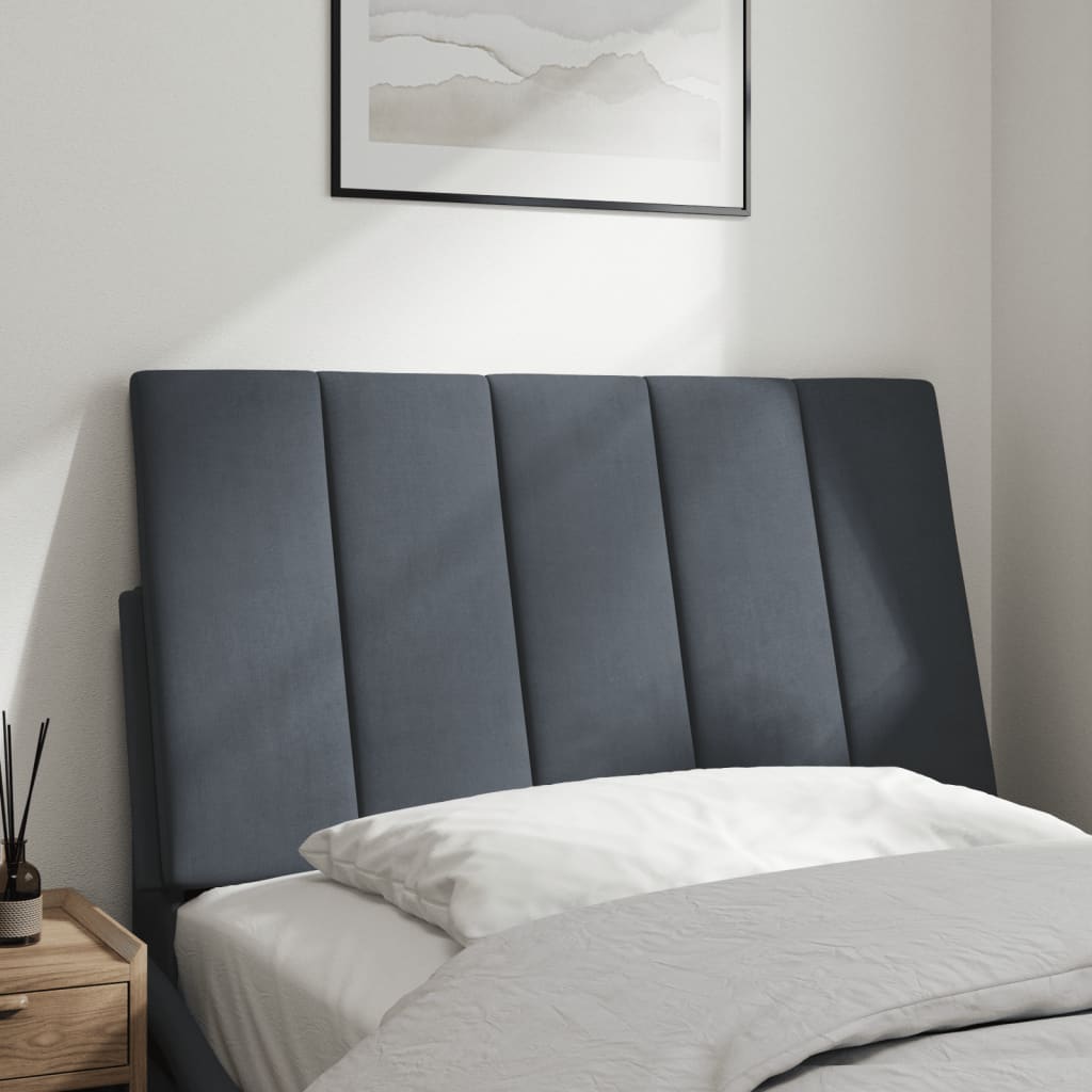 gavlpude Hanko 90 cm velour mørkegrå