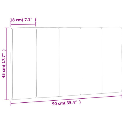 gavlpude Hanko 90 cm velour blå