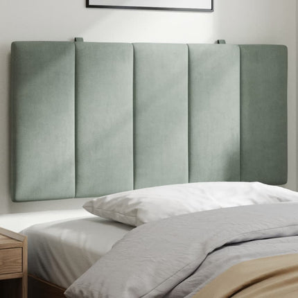 gavlpude Hanko 100 cm velour lysegrå