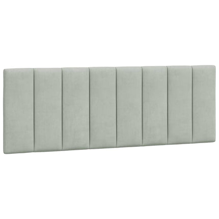 gavlpude Hanko 140 cm velour lysegrå