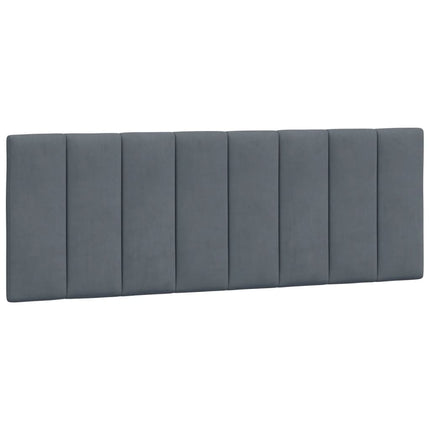 gavlpude Hanko 140 cm velour mørkegrå
