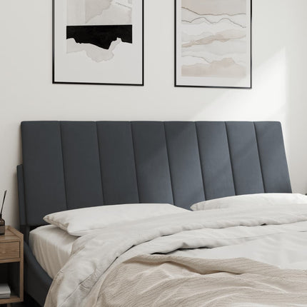 gavlpude Hanko 140 cm velour mørkegrå