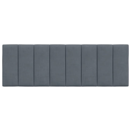 gavlpude Hanko 140 cm velour mørkegrå