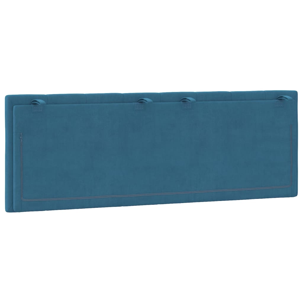 gavlpude Hanko 140 cm velour blå