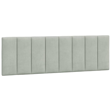 gavlpude Hanko 160 cm velour lysegrå