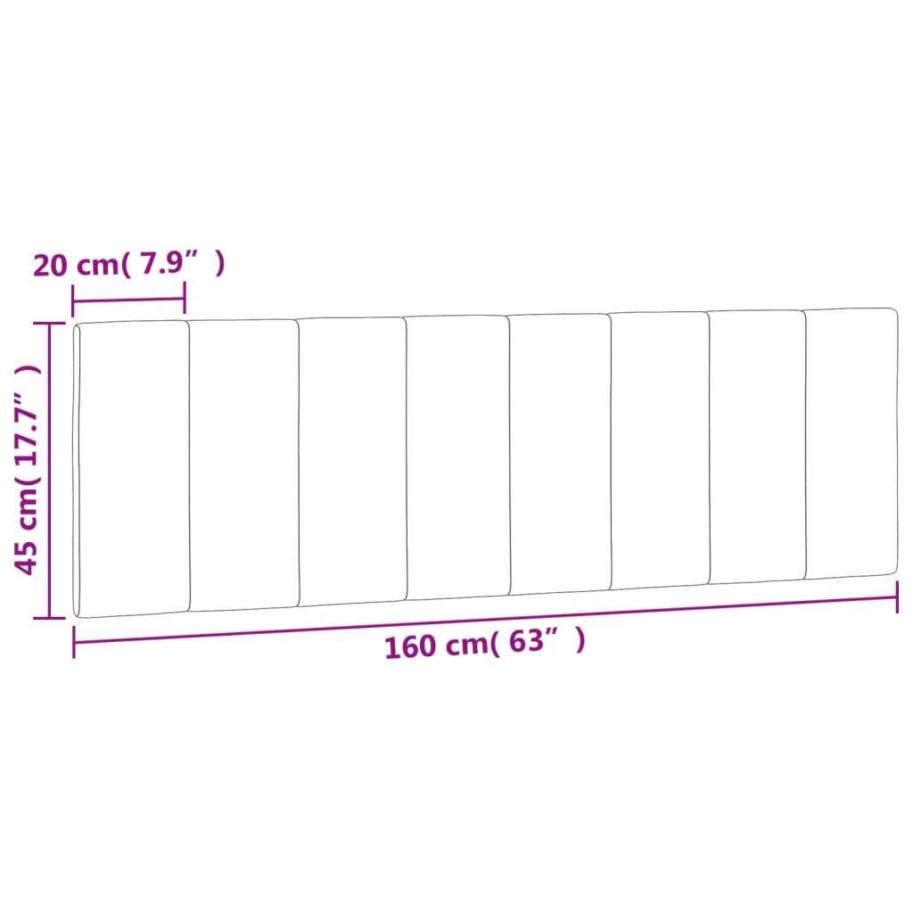 gavlpude Hanko 160 cm velour sort