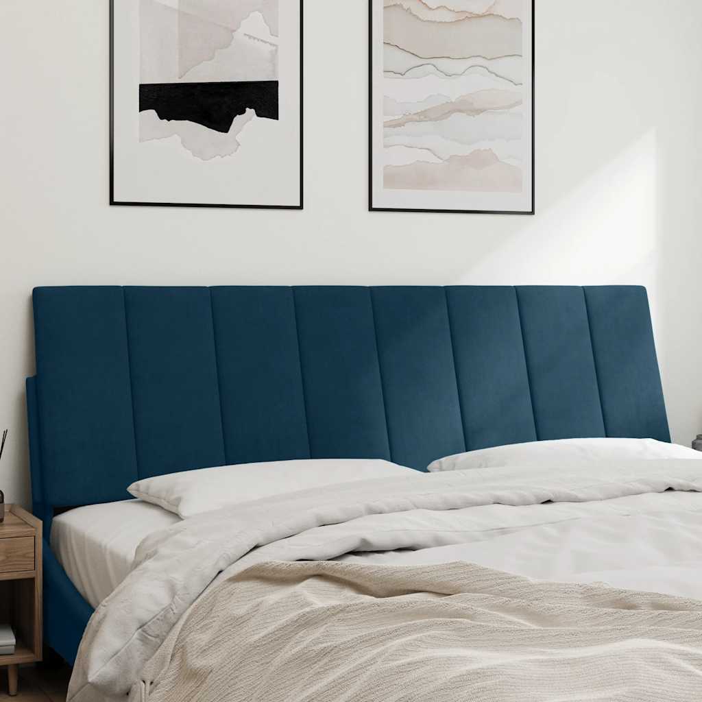 gavlpude Hanko 160 cm velour blå