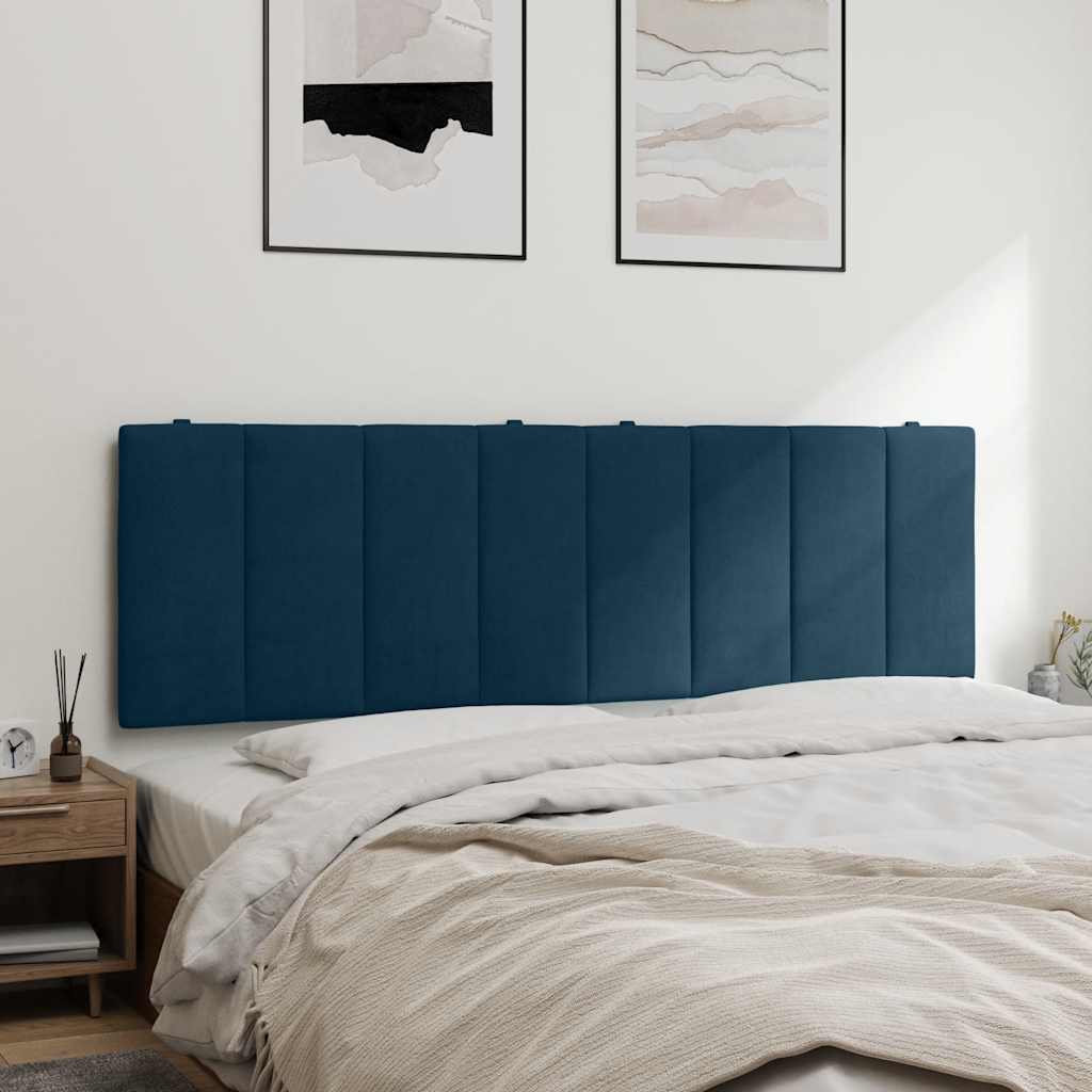 gavlpude Hanko 160 cm velour blå