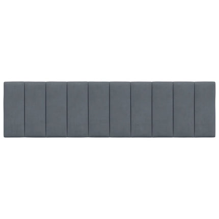 gavlpude Hanko 180 cm velour mørkegrå