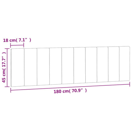 gavlpude Hanko 180 cm velour sort