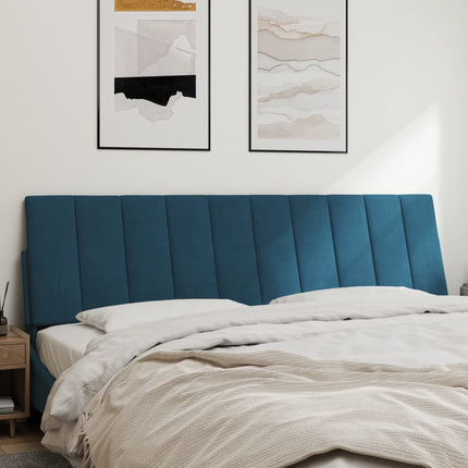 gavlpude Hanko 180 cm velour blå