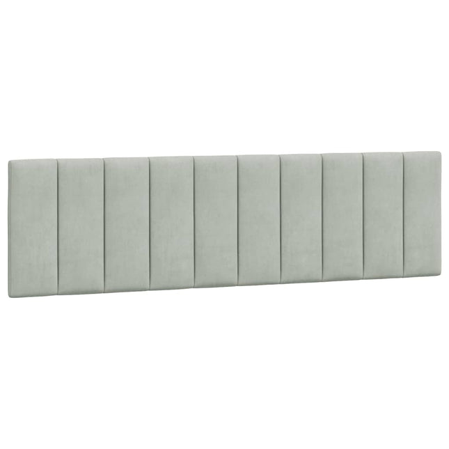 gavlpude Hanko 183 cm velour lysegrå