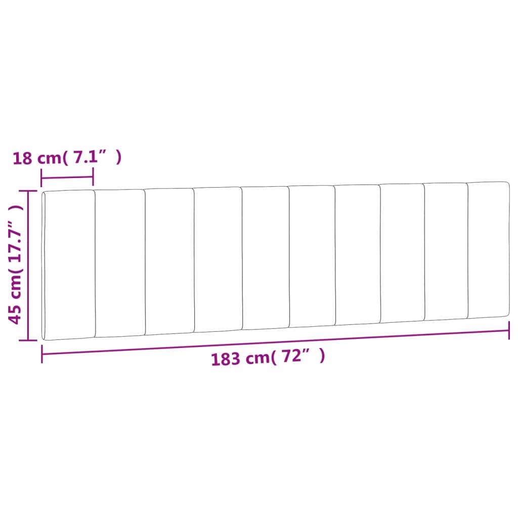 gavlpude Hanko 183 cm velour mørkegrå