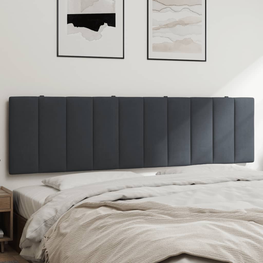 gavlpude Hanko 183 cm velour mørkegrå