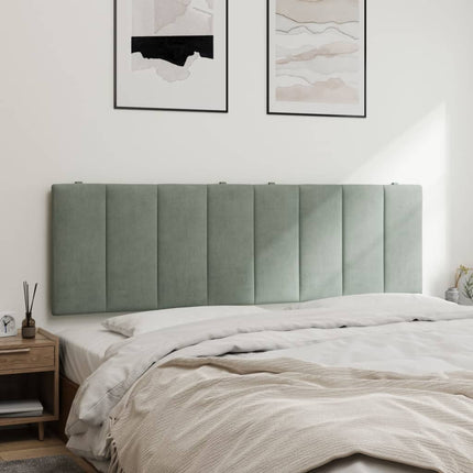 gavlpude Hanko 152 cm velour lysegrå