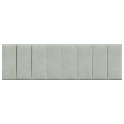 gavlpude Hanko 152 cm velour lysegrå