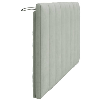 gavlpude Hanko 152 cm velour lysegrå