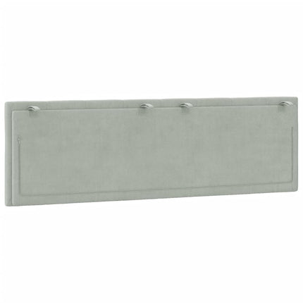 gavlpude Hanko 152 cm velour lysegrå