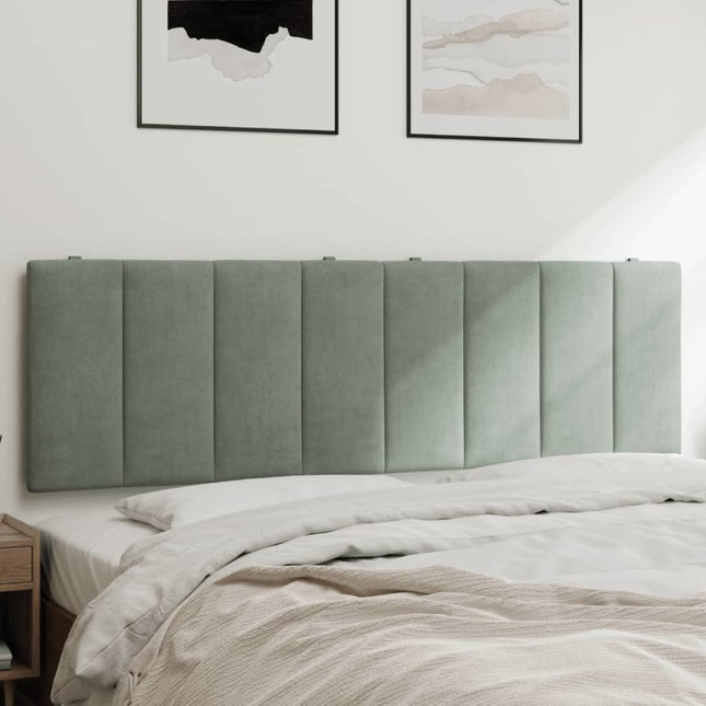 gavlpude Hanko 152 cm velour lysegrå