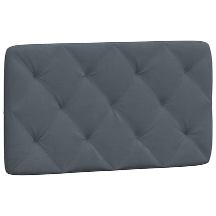 gavlpude 80 cm velour mørkegrå