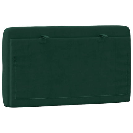 gavlpude 80 cm velour mørkegrøn