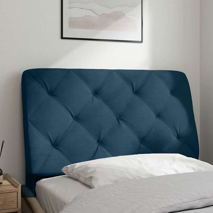gavlpude 80 cm velour blå