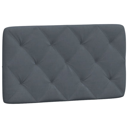 gavlpude 90 cm velour mørkegrå