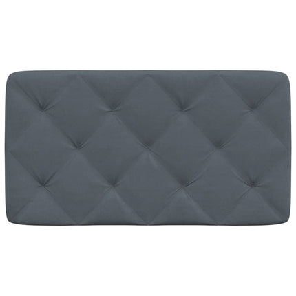 gavlpude 90 cm velour mørkegrå