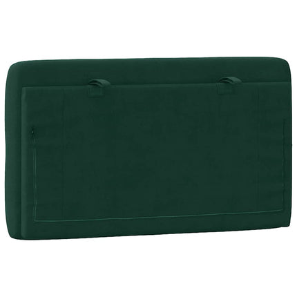gavlpude 90 cm velour mørkegrøn