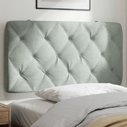 gavlpude 100 cm velour lysegrå