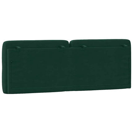 gavlpude 120 cm velour mørkegrøn