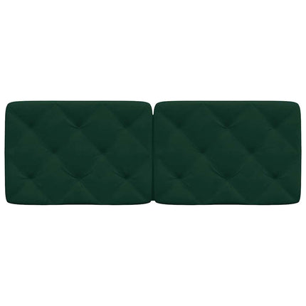 gavlpude 140 cm velour mørkegrøn