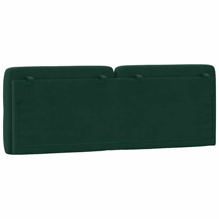 gavlpude 140 cm velour mørkegrøn
