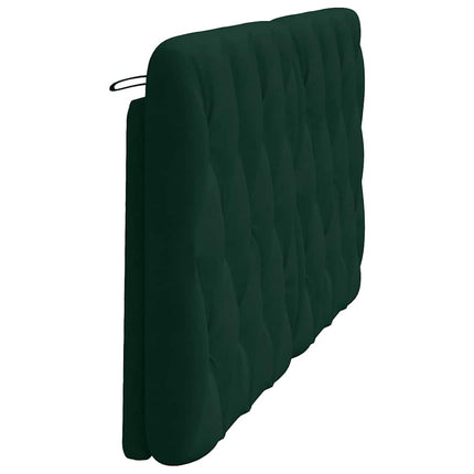 gavlpude 160 cm velour mørkegrøn