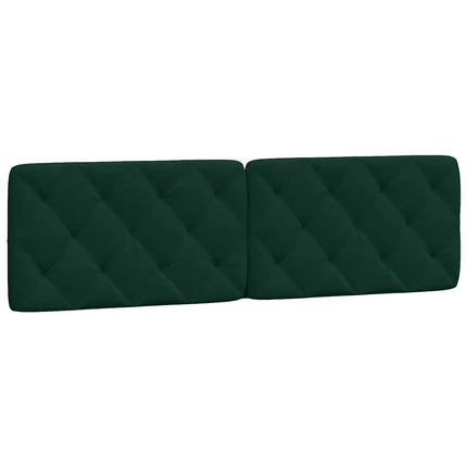 gavlpude 180 cm velour mørkegrøn