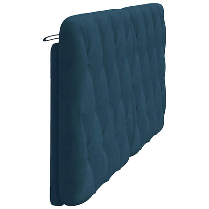 gavlpude 180 cm velour blå