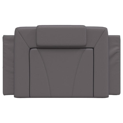 gavlpude Viana 80 cm kunstlæder grå