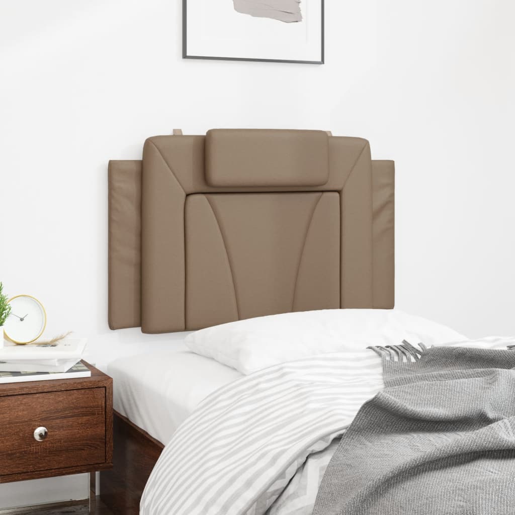 gavlpude Viana 80 cm kunstlæder cappuccinofarvet