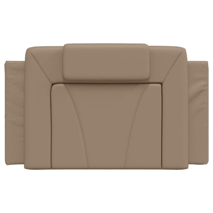 gavlpude Viana 80 cm kunstlæder cappuccinofarvet