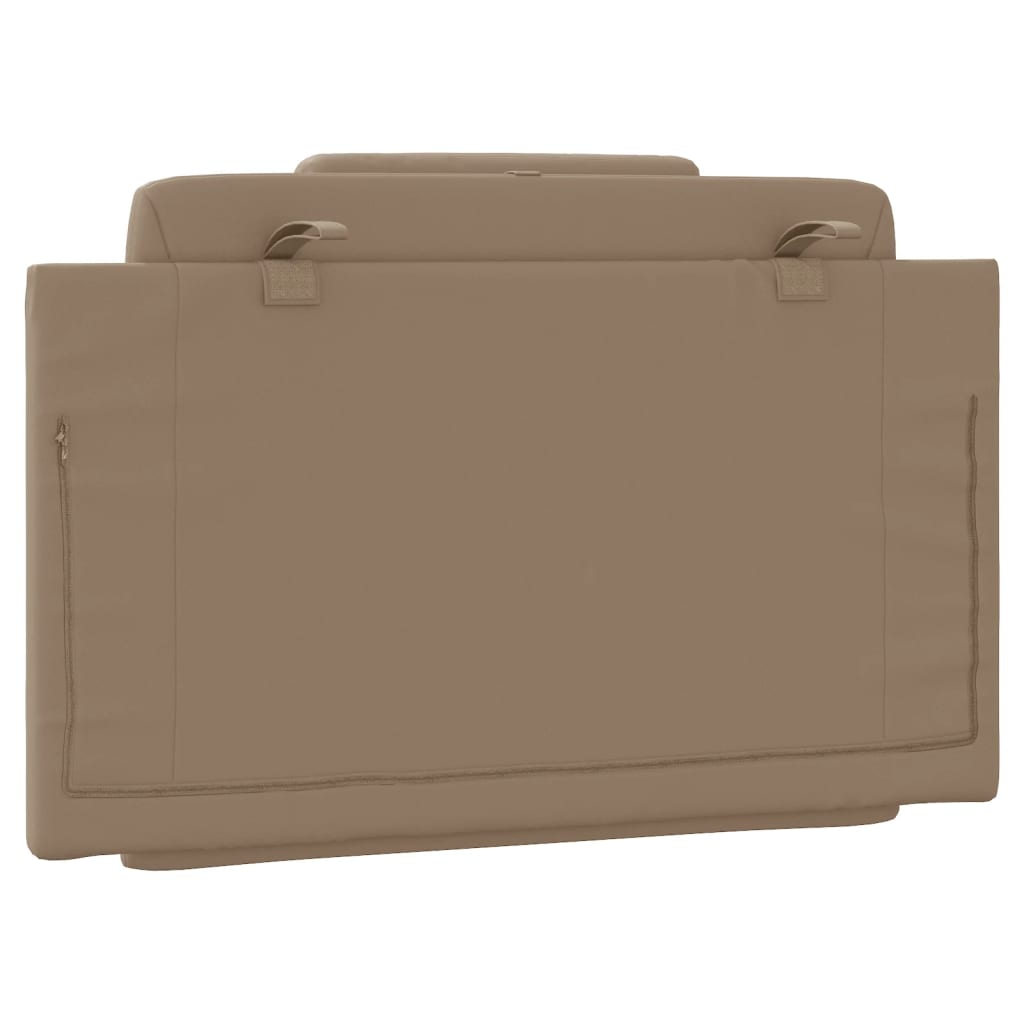 gavlpude Viana 80 cm kunstlæder cappuccinofarvet